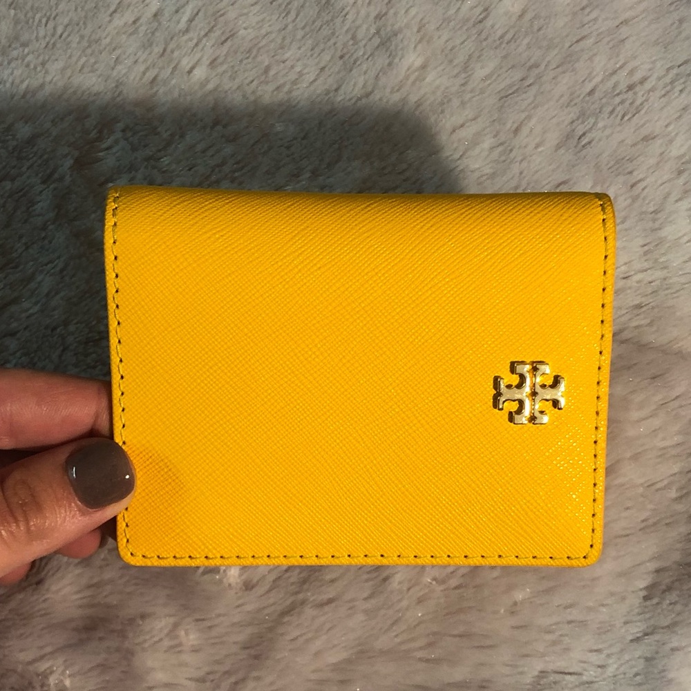 Tory Burch card holder Bright Yellow